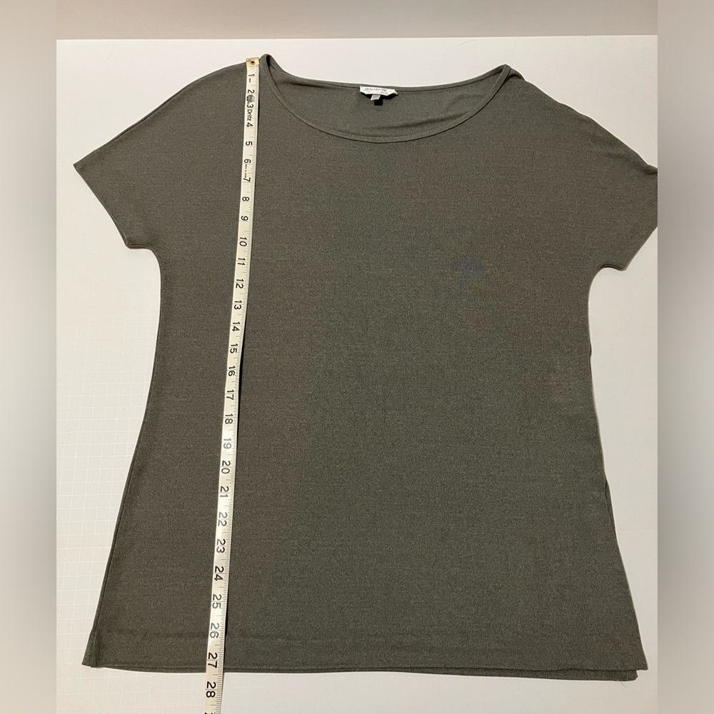 MaxMara Italy Rayon Blend Tee Size L - Picture 10 of 10